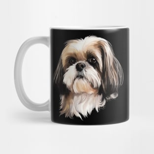 Shih Tzu Dog Portrait Mug